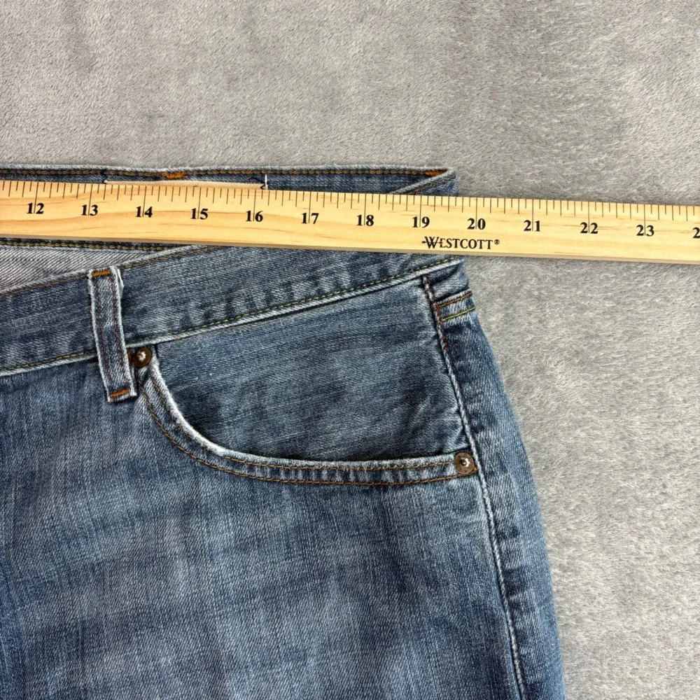Polo Jeans Co Ralph Lauren Mens 40X32 Ashmore‎ Blue Denim Straight Leg Jeans